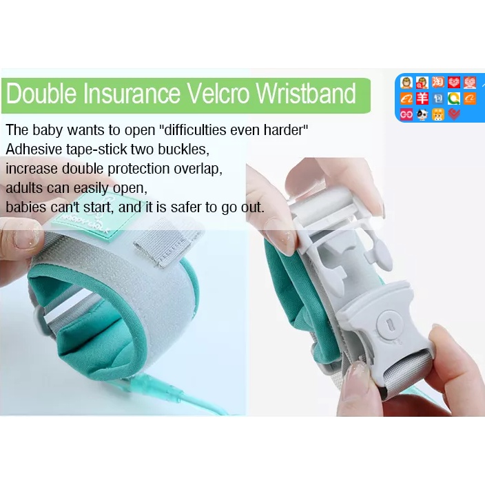 Sturdy Dây Đeo Cổ Tay Chống Thất Lạc An Toàn Dành Cho Trẻ