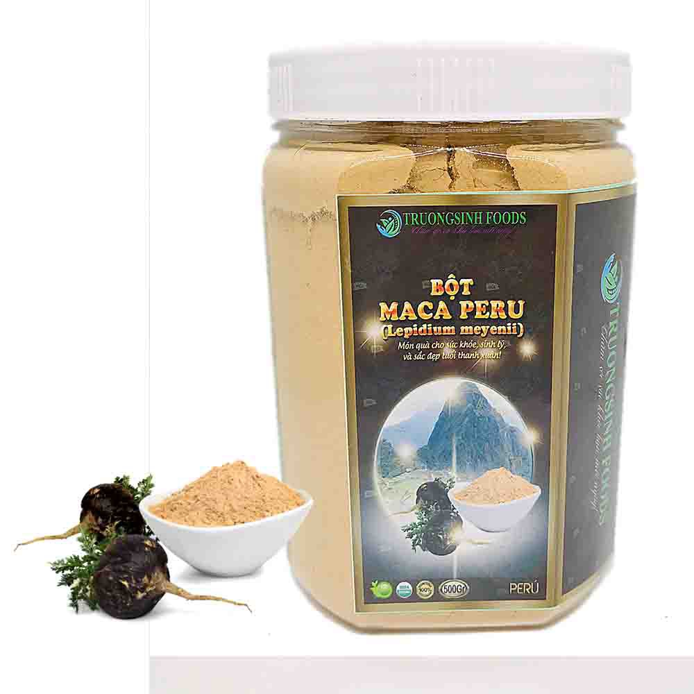 BỘT SÂM MACA PERU (Lepidium Meyenii) ĐEN 500G | BigBuy360 - bigbuy360.vn