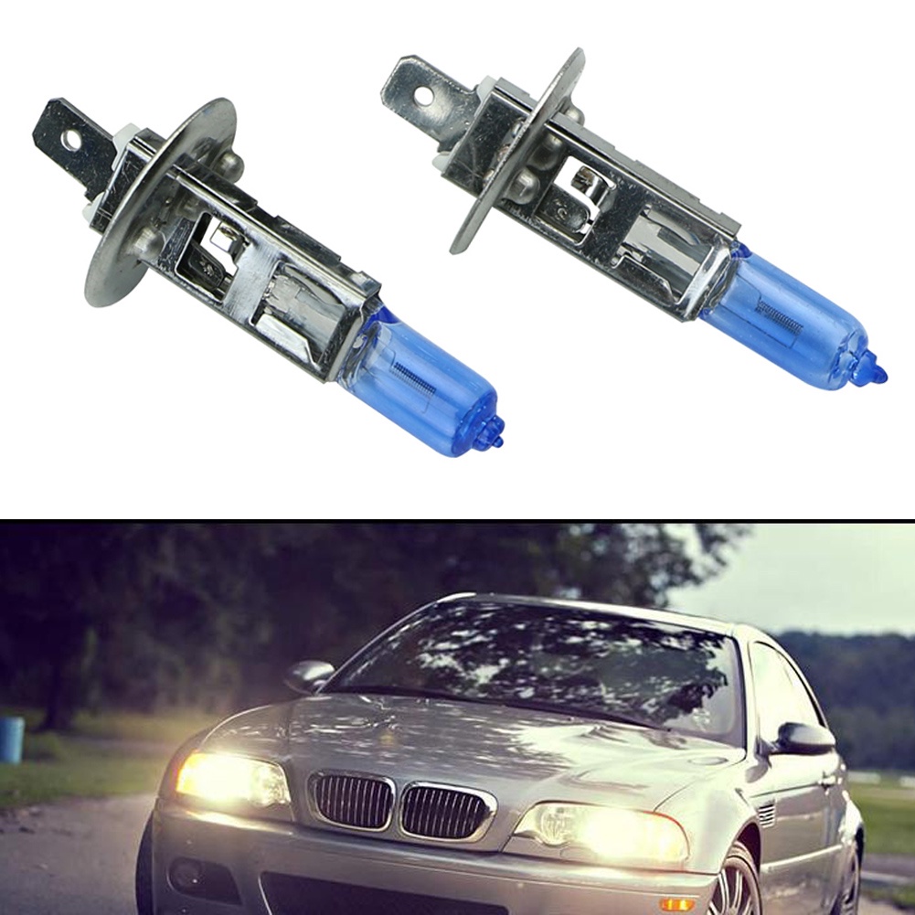 Set 2 Bóng Đèn Pha Xenon 55W 12V H1 6000K Dành Cho Ô Tô