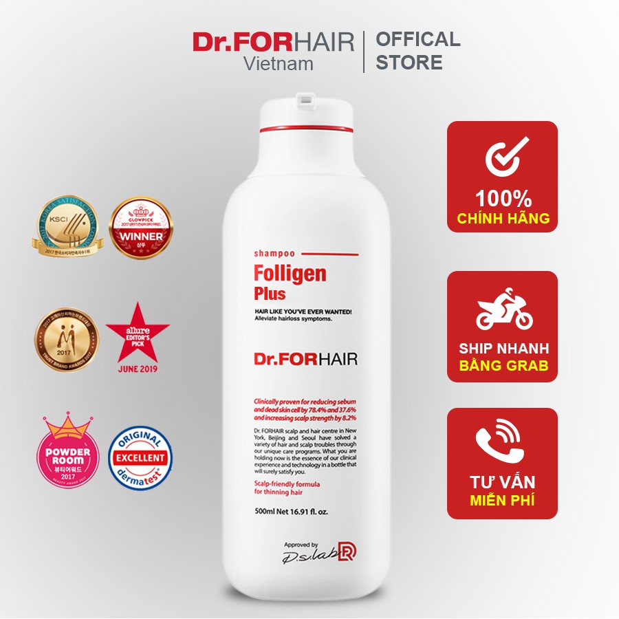 Dầu gội giảm rụng tóc Dr FOR HAIR 500ml