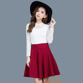 Chân váy xòe đẹp hàng thiết kế