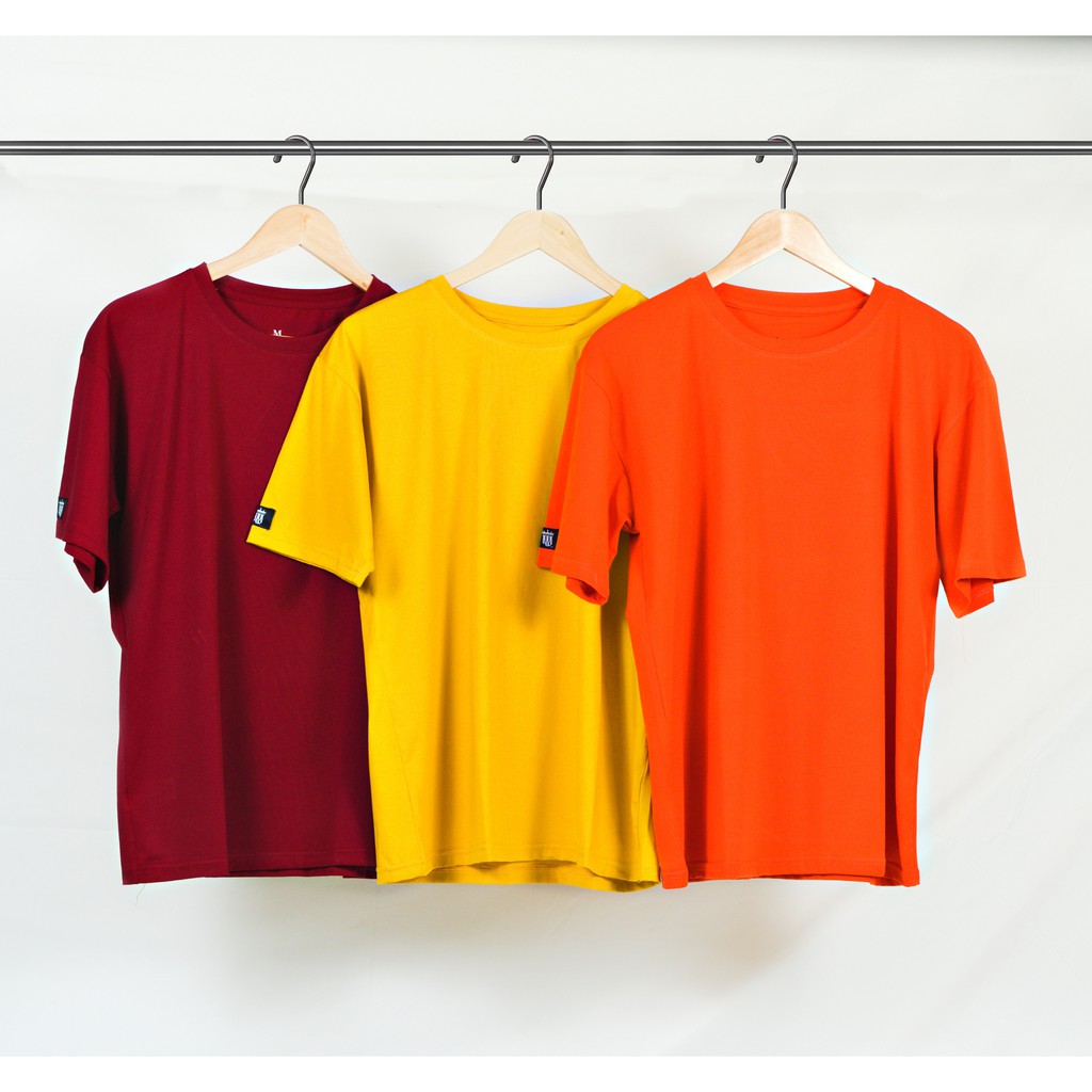 Áo thun nam nữ cổ tròn The Third phông trơn vải cotton co giãn form regular fit T01 | BigBuy360 - bigbuy360.vn