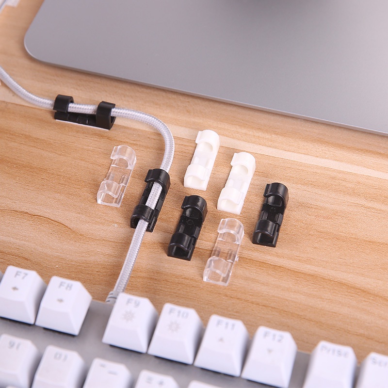 Nẹp dây điện dán tường siêu dính-Kẹp dây điện cố định ,giữ siêu sốc an toàn dễ lắp đặt combo 20 cái RIN