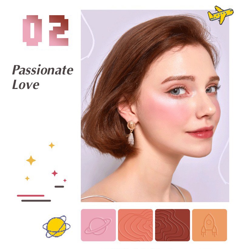 Phấn má hồng Colour Grid 4 ô xinh xắn Colour Grid thiên hà (Có sẵn - Giao nhanh) | BigBuy360 - bigbuy360.vn