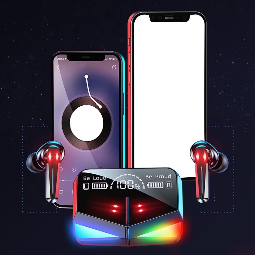 Tai Nghe Bluetooth 5.0 Không Dây Bur_M28 Âm Thanh Sống Động Chất Lượng Cao