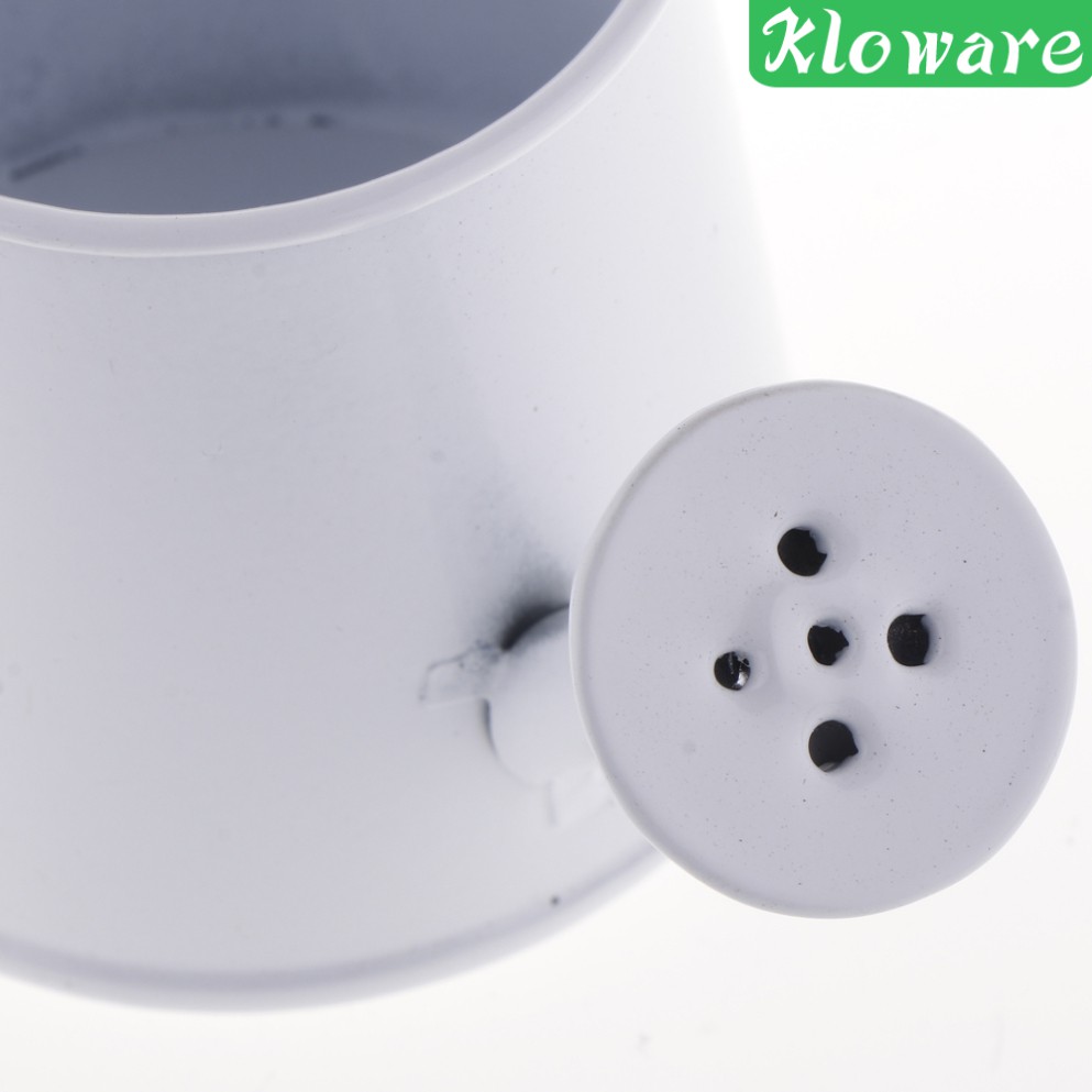 [Kloware] Chậu Hoa Mini Bằng Thiếc Màu Xanh Dương Phong Cách Mục Vụ