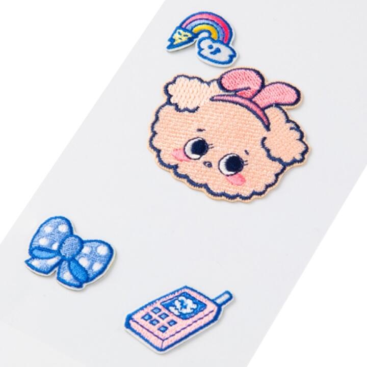 Nhãn Dán ARTBOX Hàn Quốc Thêu Họa Tiết Dễ Thương Trang Trí