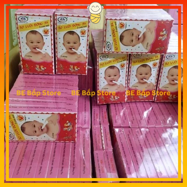 ⚡BÁN LỖ XIN ĐÁNH GIÁ 5 SAO⚡ [Không Hộp] Combo 50 rơ lưỡi Đông Fa vệ sinh răng miệng cho bé