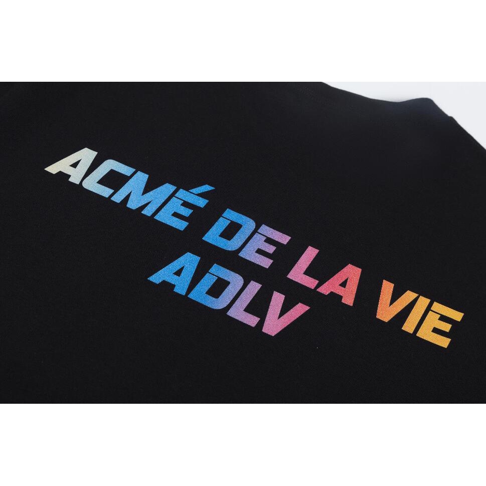 Áo thun ADLV cotton tay ngắn in họa tiết thời trang