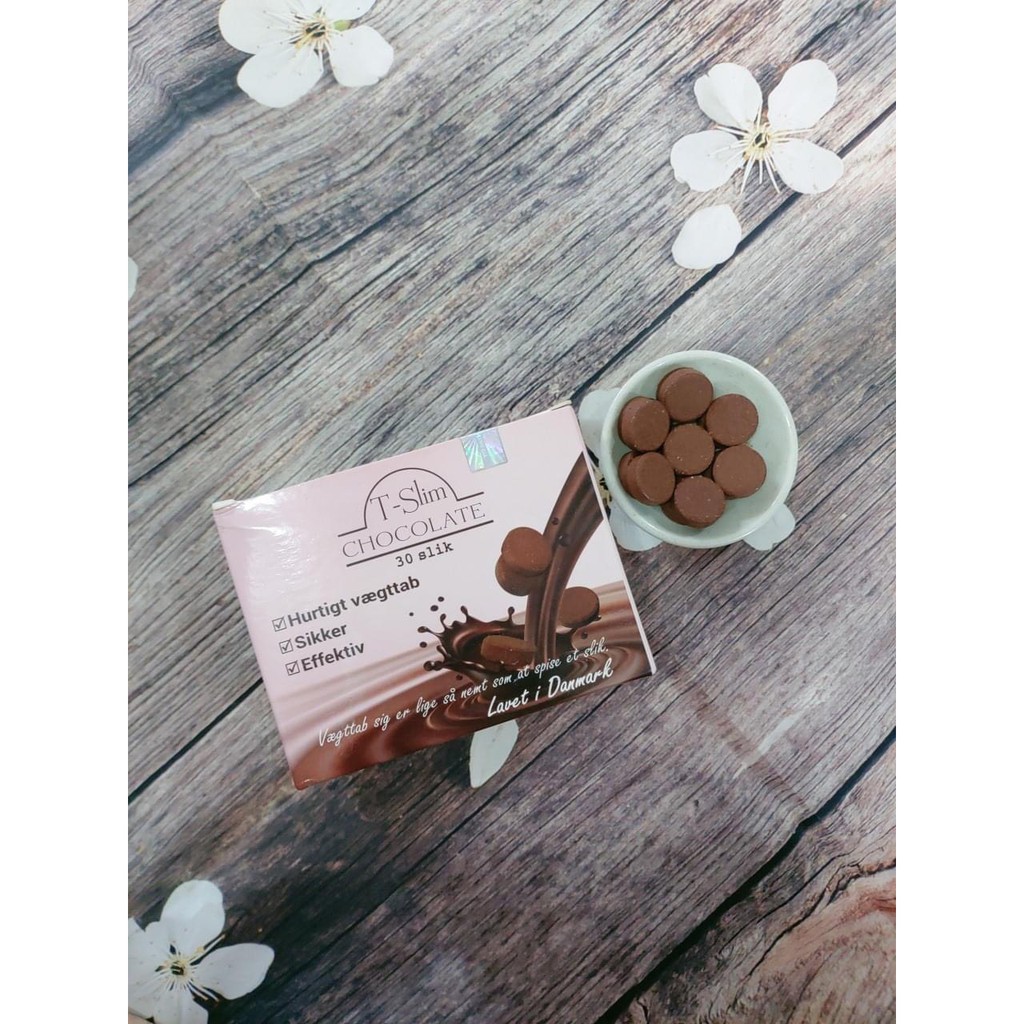Chocolate Đan Mạch Giảm Cân TSlim Thải Mỡ (30 viên/hộp)