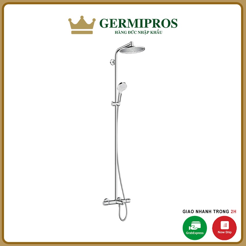 Bộ sen vòi Hansgrohe 27320000 Crometta S240 bát tròn 3 xả [Made in Germany]