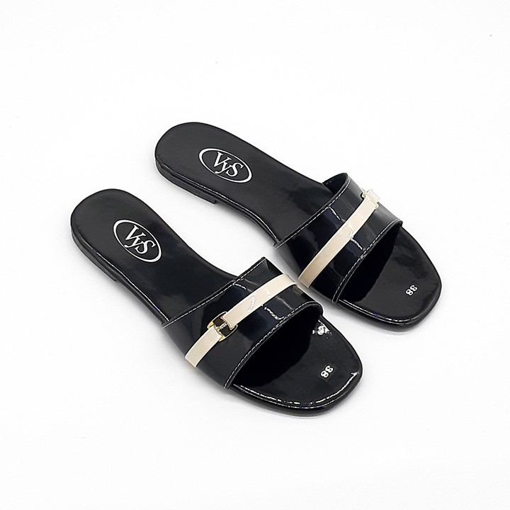 Dép lê bệt nữ quai ngang khoá vuông xinh xắn thời trang VYS TA6331 (Nhiều Màu)