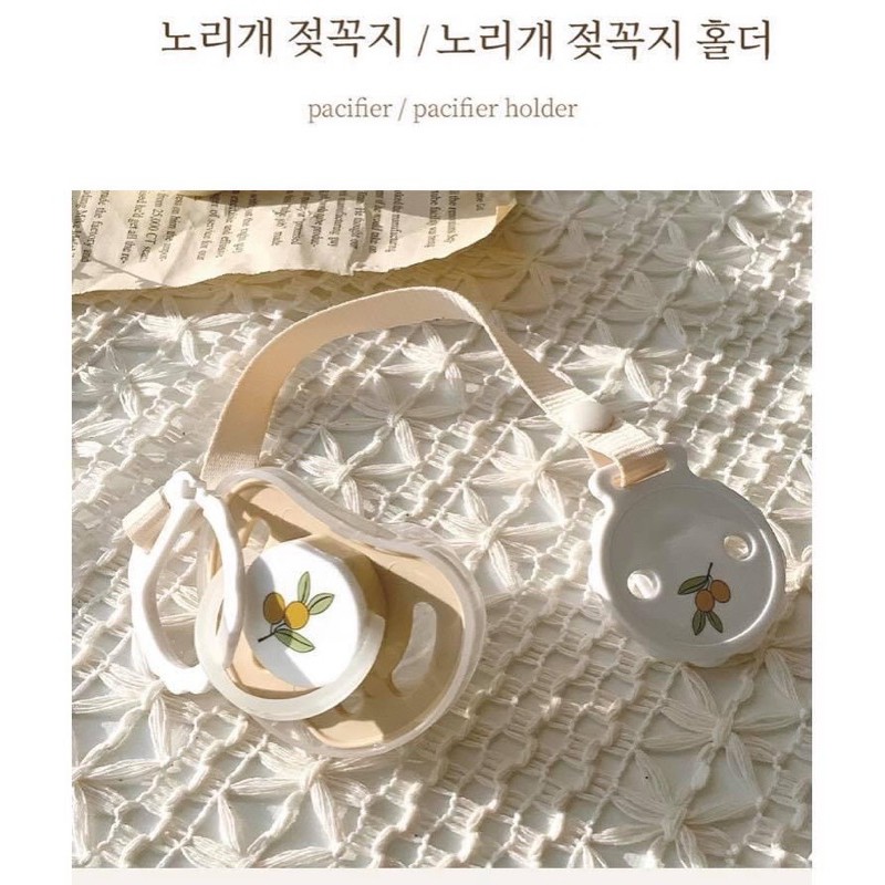 Set ti giả + dây kẹp giữ 𝗱𝗼𝘁𝘁𝗼𝗱𝗼𝘁 𝗛𝗮̀𝗻 𝗤𝘂𝗼̂́𝗰 hình olive tulip madeinkorea