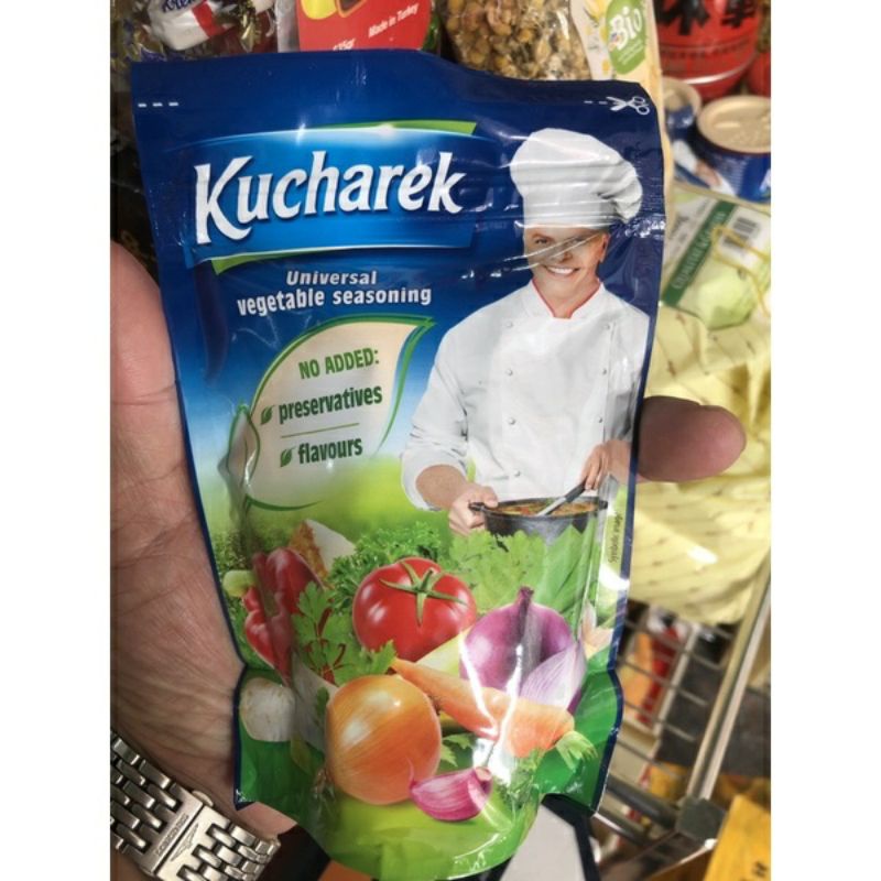 Hạt nêm rau củ Kucharek (Đức) 200g (cho bé 12m+)