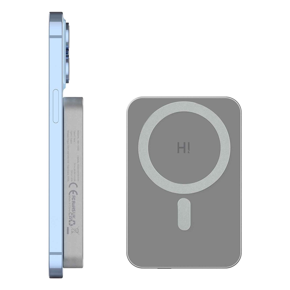 Pin Sạc Dự Phòng Di Động Không Dây HINOVO MB1, 15W Dành Cho Các Dòng iPhone 12,13,14