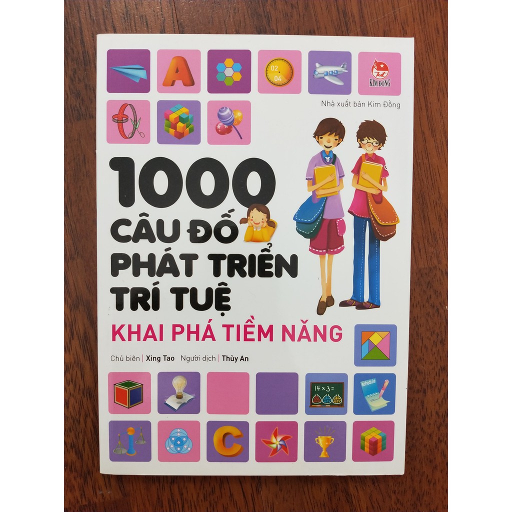 Sách Tranh - 1000 câu đố phát triển trí tuệ khai phá tiềm năng - NXB Kim Đồng