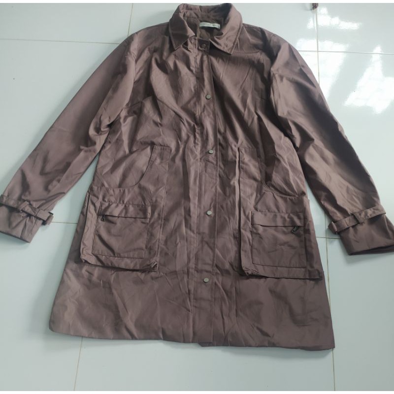 Áo khoác dù dáng măng tô < 53kg