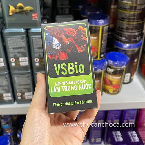 Vi sinh VSBio làm trong nước 80g/hủ tặng 1kg muối hột cho Hồ cá