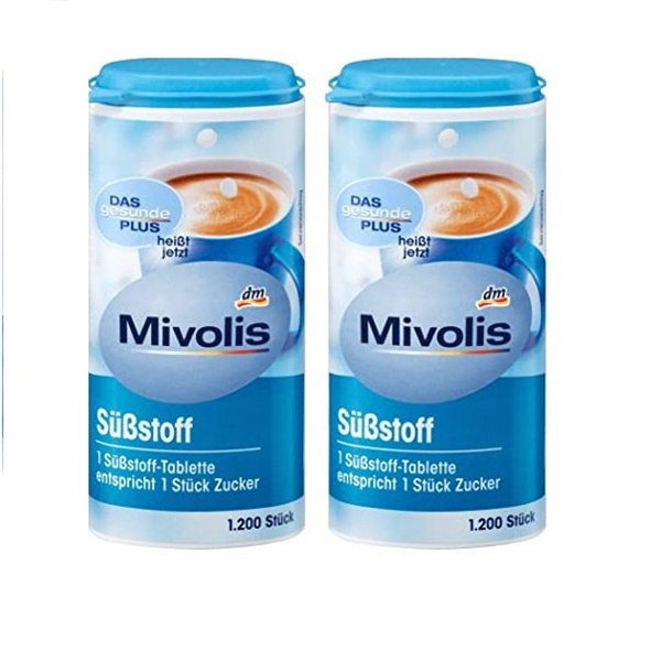 Viên Đường Ăn Kiêng Mivolis Substoff, ⚡HÀNG ĐỨC⚡ 1200 Viên Vị ngọt đậm đà như hương vị tự nhiên