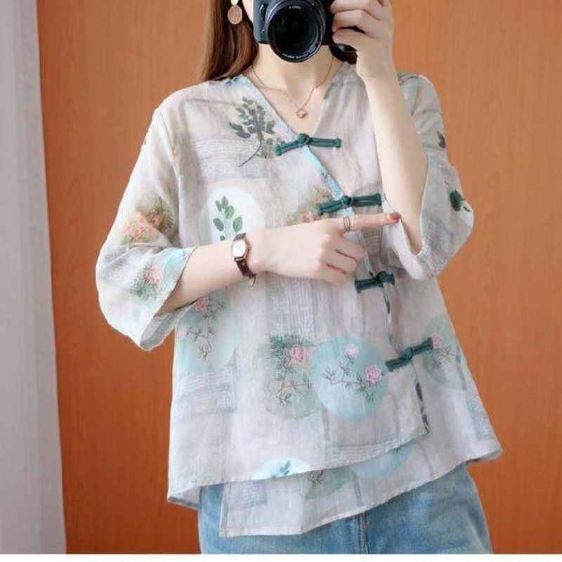 Áo vải đũi mềm  ,chất mát M/XL