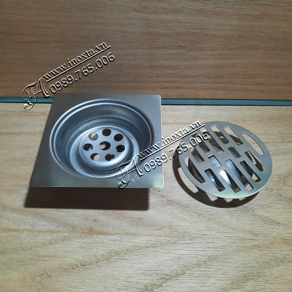 Phễu thoát sàn Inox 304 - Hố ga chống mùi hôi  GA3.304