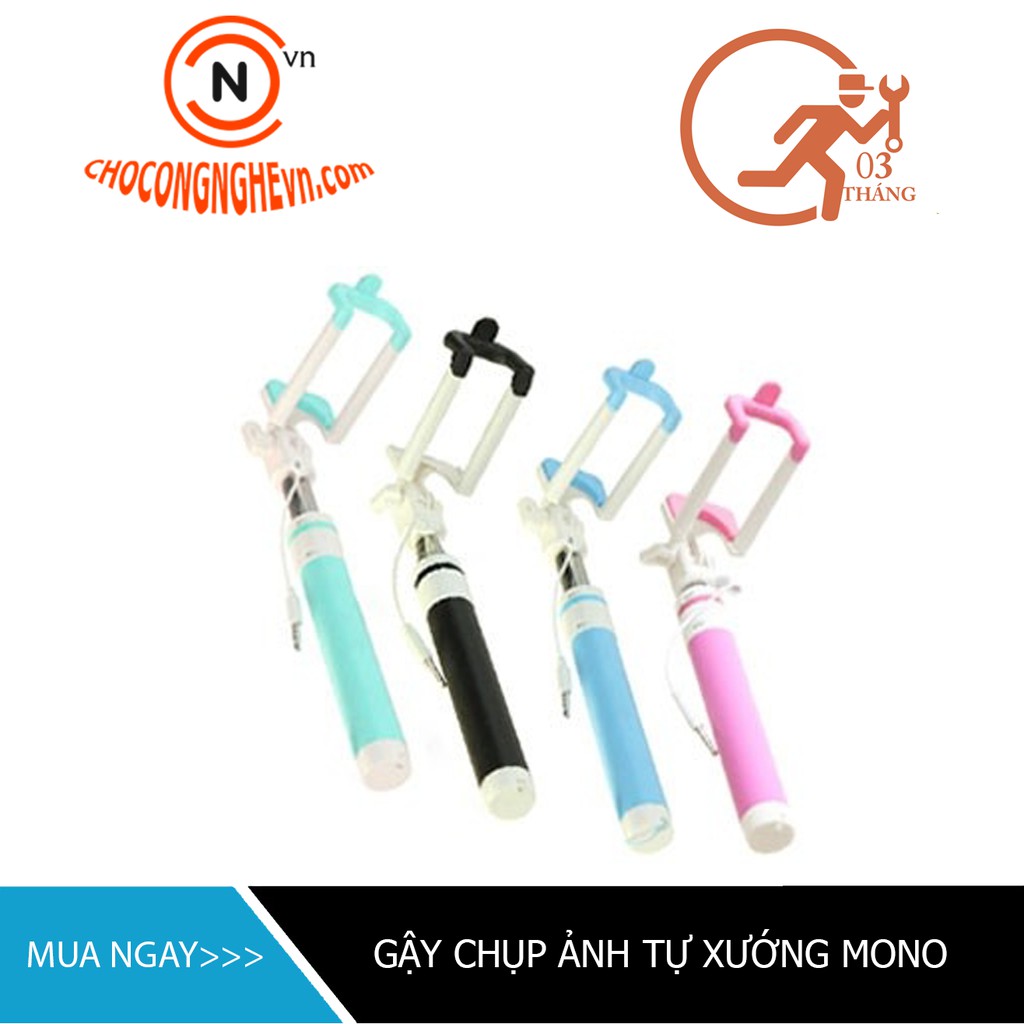 [GIÁ HỦY DIỆT] Gậy tự sướng mono thế hệ mới, chụp ảnh chống rung lắc cho chất lượng ảnh tốt