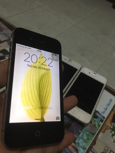 Màn hình iphone 4s dùng tesr máy