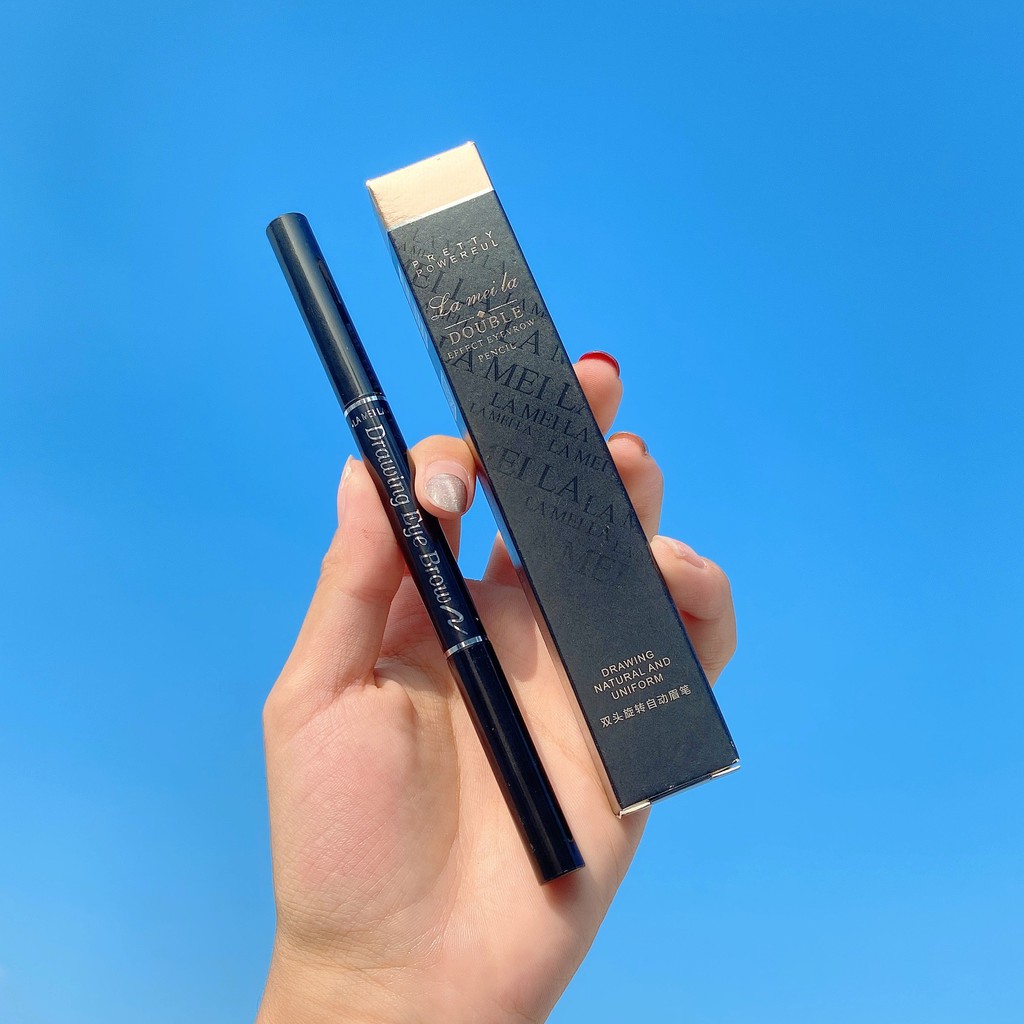 Chì Kẻ Mày 2 đầu LAMIELA DOUBLE long lasting eyebrow nội địa lâu trôi mềm mịn dễ kẻ sỉ rẻ NGỰA BEAUTY | BigBuy360 - bigbuy360.vn