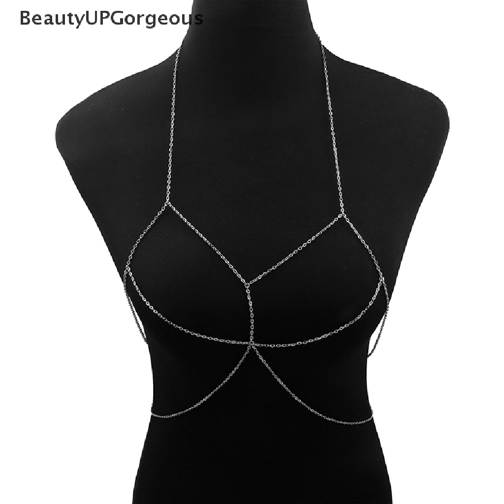 [BeautyUPGorgeous] Vòng cổ Mắt Xích Đeo Bikini Nhiều Lớp Quyến Rũ Cho Nữ