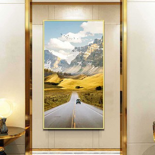 Tranh canvas treo tường Decor Con đường núi mùa thu tuyệt đẹp – DC099