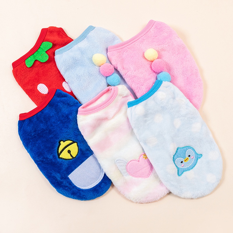 Áo Khoác Kiểu Hoạt Hình Giữ Ấm Mùa Đông Cho Thú Cưng