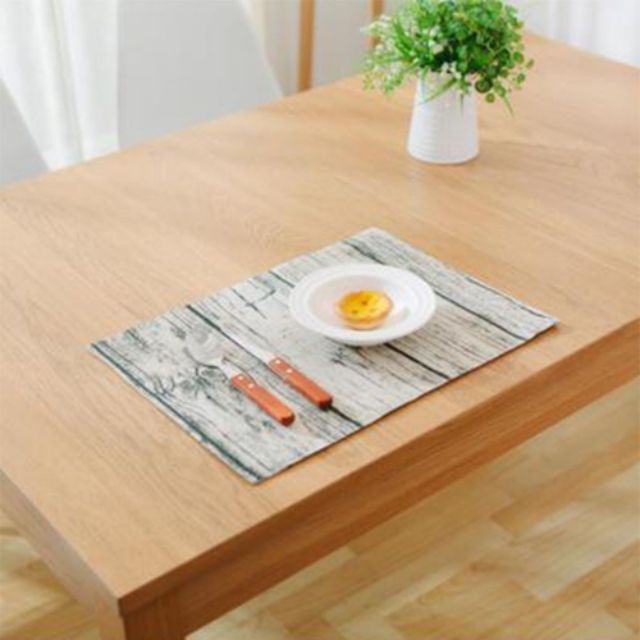 Lót bàn ăn vân gỗ
