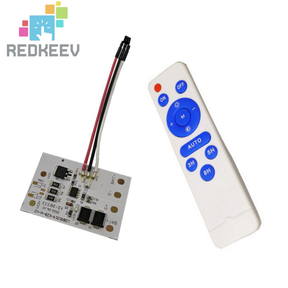 Bảng mạch đèn LED năng lượng mặt trời 3.2V 3.7V kèm điều khiển từ xa tiện lợi