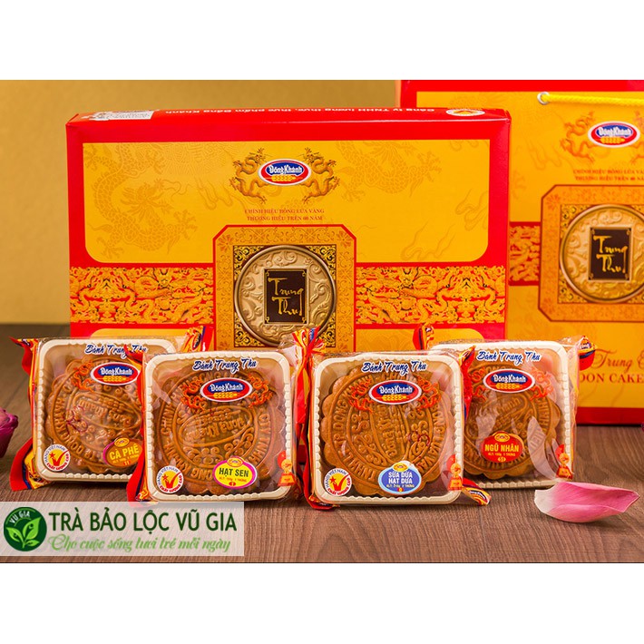 [ QUÀ TẶNG TẾT TRUNG THU] Combo Hồng Trà Cao Cấp Nguyên Chất Vũ Gia (100gr/ hũ) + Bánh Trung Thu Đồng K