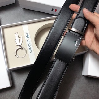 Set Lacoste nịt nhám logo góc + khóa - NN180