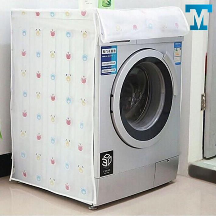 Bọc máy giặt chống bụi bẩn cửa ngang loại dày không thấm nước cho máy giặt 7.5-9.5kg nhiều màu, đồ gia dụng FAMAHA