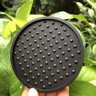 Lót ly cao su có sẵn giá rẻ, Sản xuất đế lót ly cao su màu đen sẵn hàng tại kho, miếng lót cốc chất liệu cao su màu đen