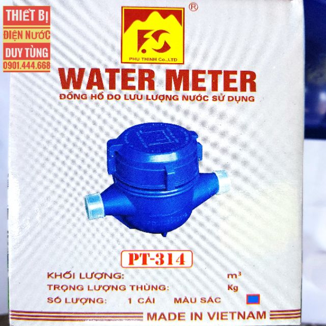 Đồng hồ Nước - Có kẹp chì kiểm định