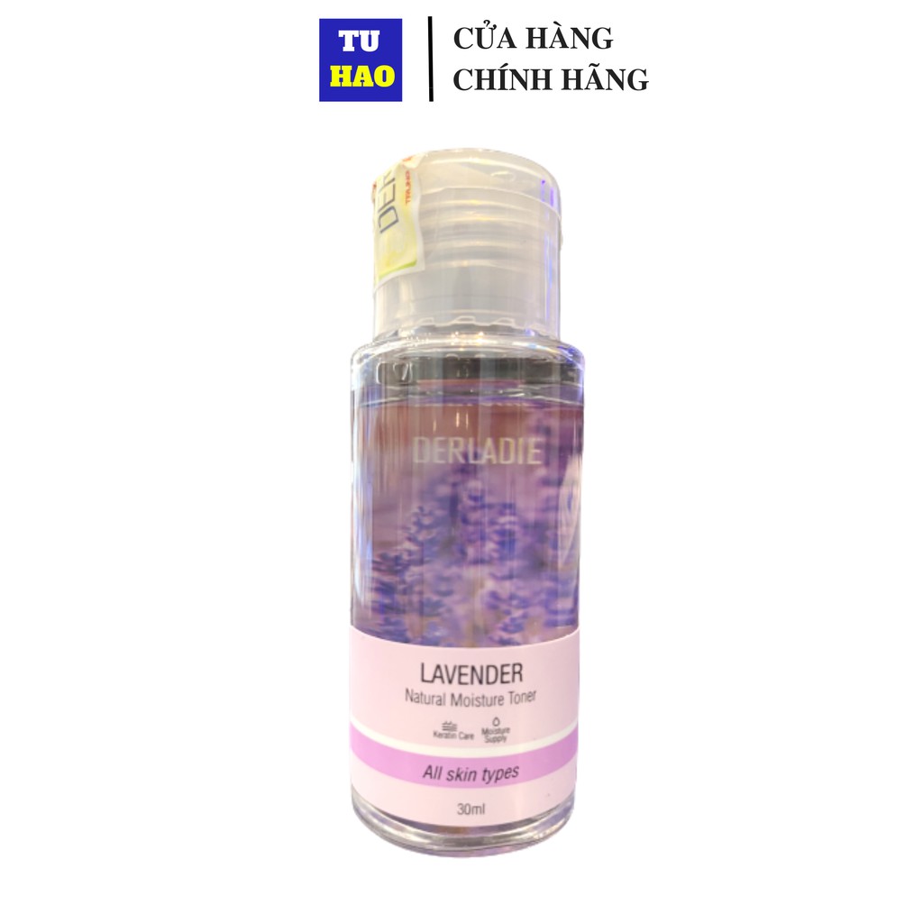 Nước Hoa Hồng Dưỡng Ẩm Giảm Mụn Derladie Lavender Natural Moisture Toner 30ml