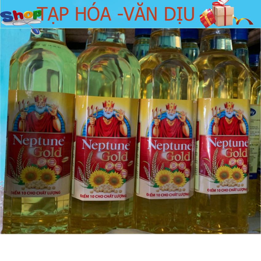 Dầu ăn ông vua Neptune Gold 1L  ✅còn hàng ✅ tạp hóa Văn Dịu