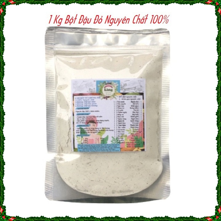Bột đậu đỏ 1 ký nguyên chất thiên nhiên 100% có giấy VSATTP và ĐKKD dùng đa công dụng