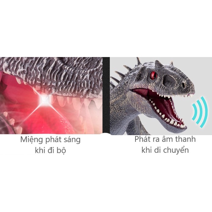 [Hàng cao cấp] Bộ điều khiển bạo long Tyrannosaurus, Khủng long điều khiển từ xa, Robot Khủng Long, Đồ chơi cho bé trai