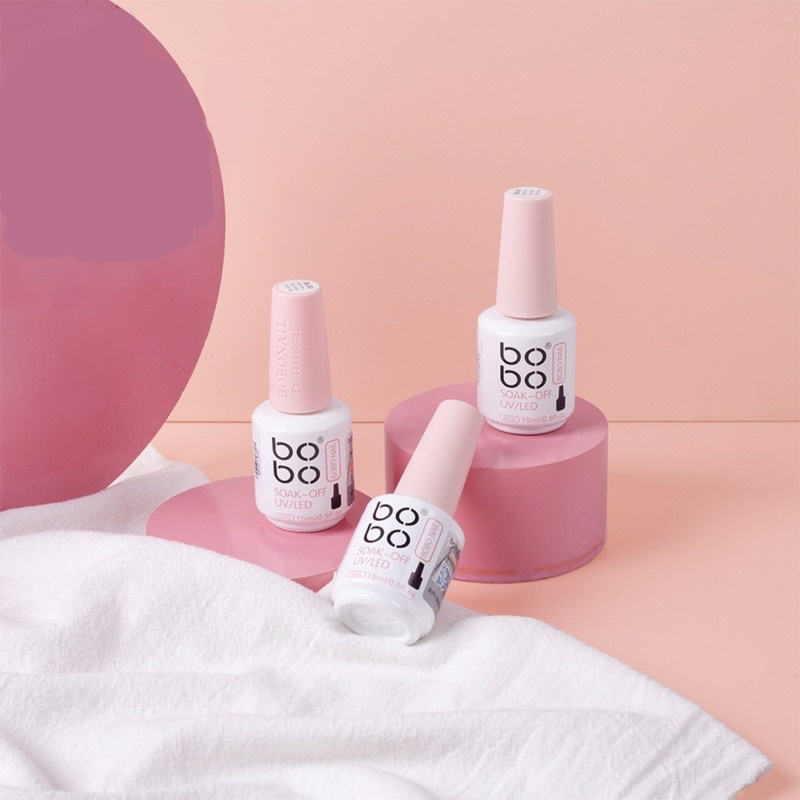 Sơn gel thạch BoBo chính hãng chất đậm đặc, bám móng, lên màu chuẩn 15ml