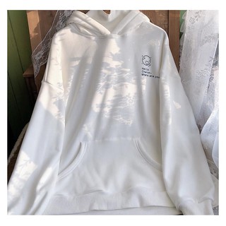 Áo Hoodie Xẻ Tà dễ thương ( form unisex)