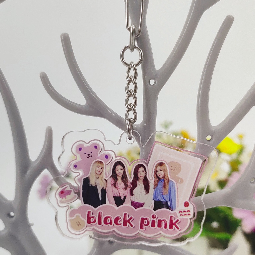 Móc Khóa In Hình Nhóm Nhạc Blackpink Xinh Xắn