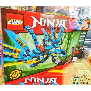 LEGO NinjaGo Lắp Ráp Robot Rồng Ninja – 276 Miếng ( ZM1901 – Xanh )