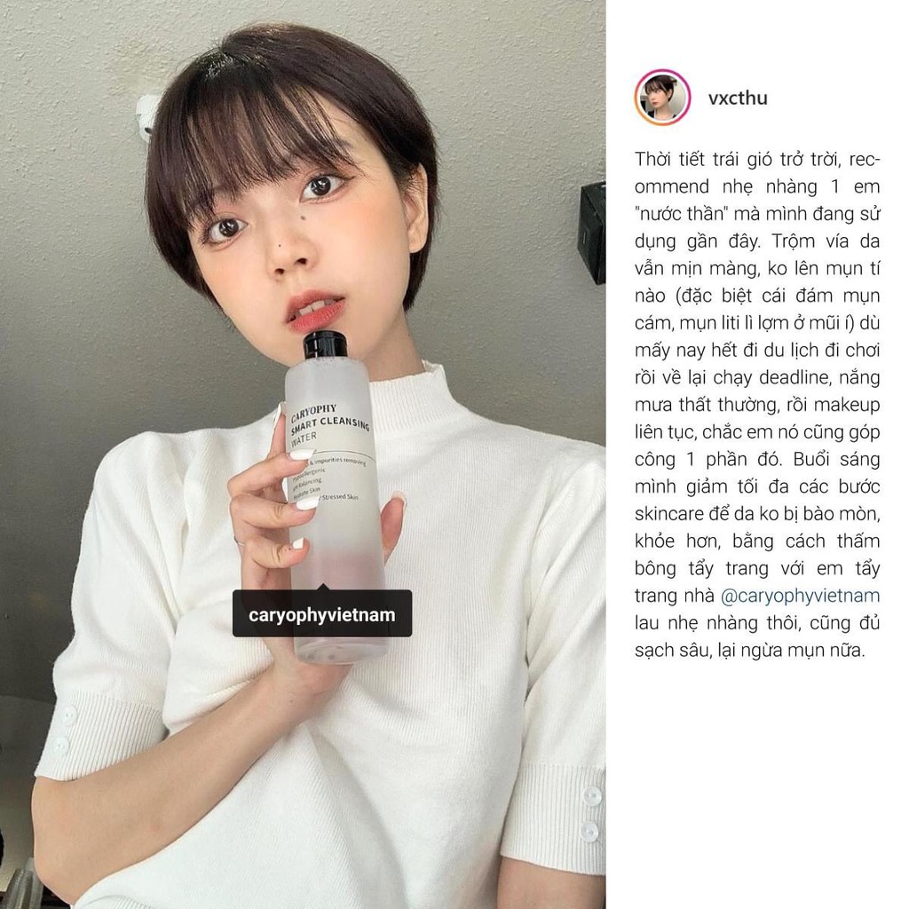 Nước tẩy trang Caryophy Smart Cleansing Water 500ml | BigBuy360 - bigbuy360.vn