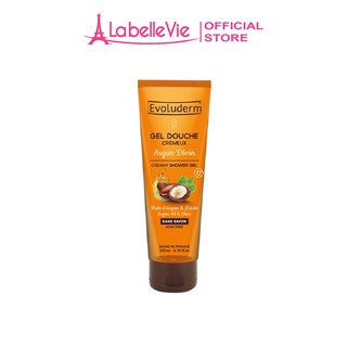 Gel Tắm Ít Bọt Mềm Mịn Da Evoluderm Chiết Xuất Tinh Dầu Argan & Bơ hạt mỡ 200ml-16281