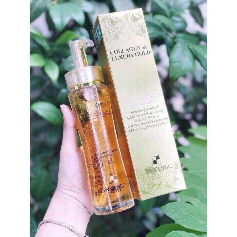 Serum Dưỡng Trắng Da Collagen Luxury Gold 3w Clinic Hàn Quốc 150ml