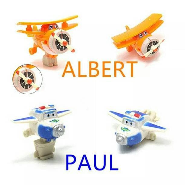 Set 8 Mô Hình Đồ Chơi Nhân Vật Siêu Anh Hùng Trong Phim Hoạt Hình "super Wings" 2 Pose "